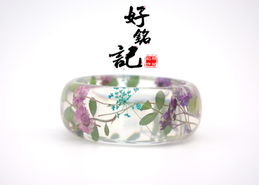 定格秋韵，寄情腕间 原创菊花植物干花树脂手镯