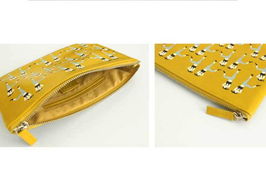 以文艺为名，轻启创意生活 yizi新品原创文艺皮革手拿包